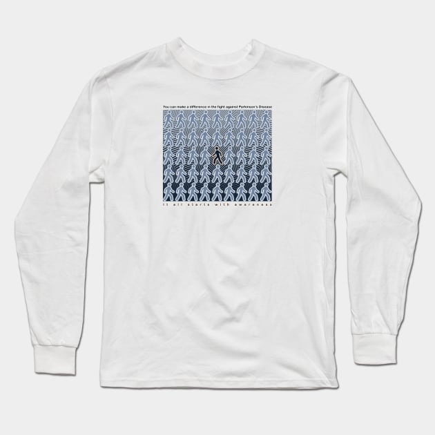 It Only Takes 1 To Start Awareness Long Sleeve T-Shirt by YOPD Artist